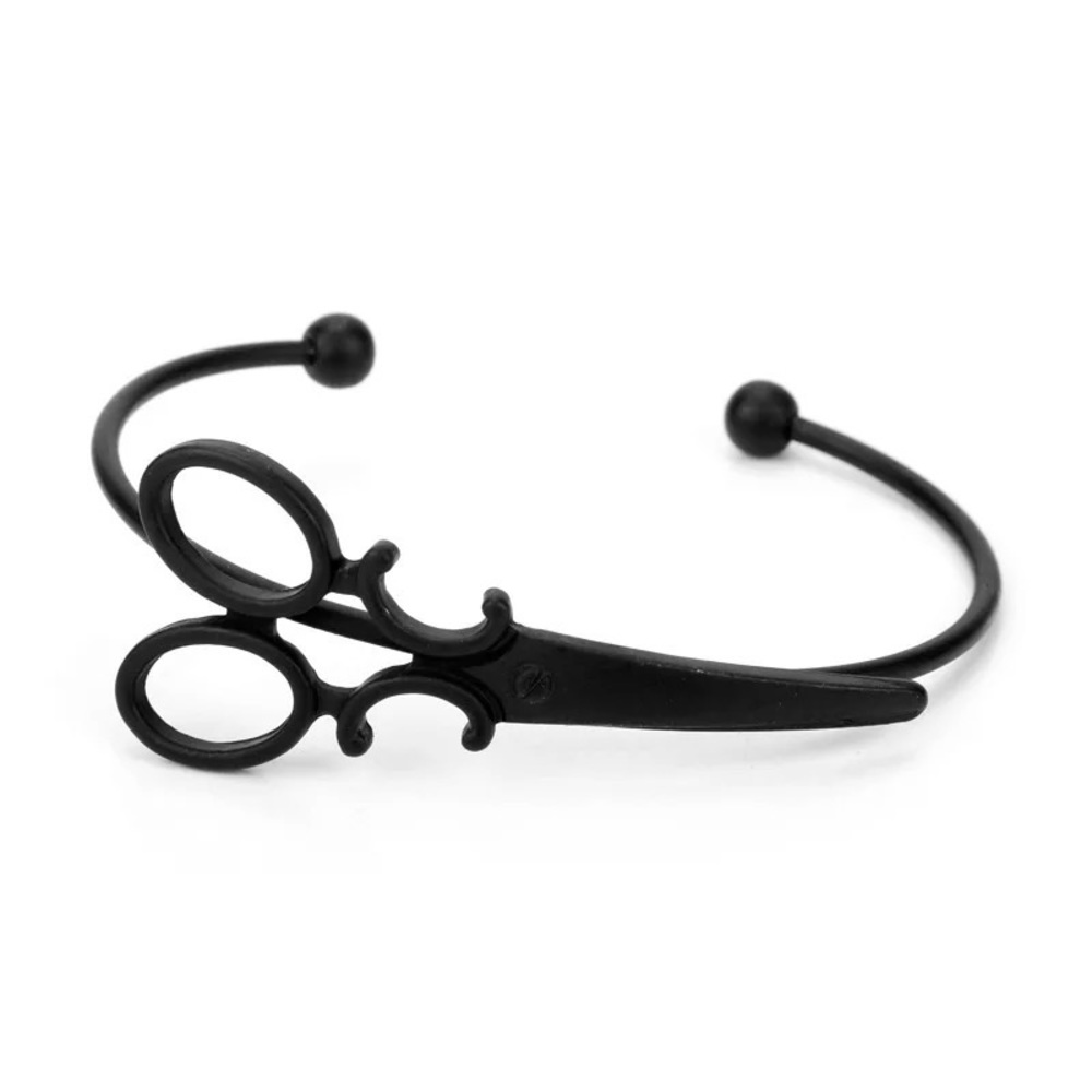 Decorative Scissor Bracelet Bangle Cuff - Picture 12 of 16
